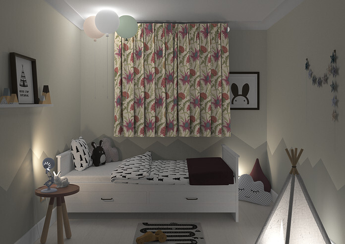 Acanthium, Garnet - Made to Measure Curtains - Image 7